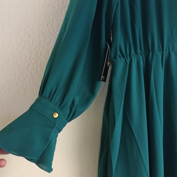 Eloquii Tie Front Dress - Picture 3 of 5